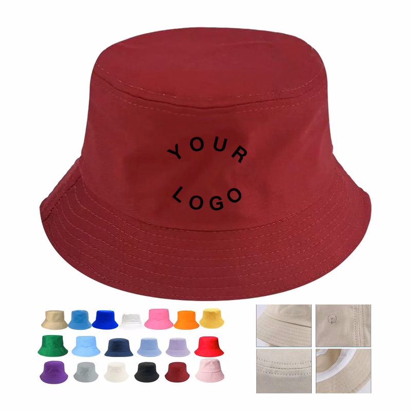 Wide Brim Cotton Bucket Hat Travel