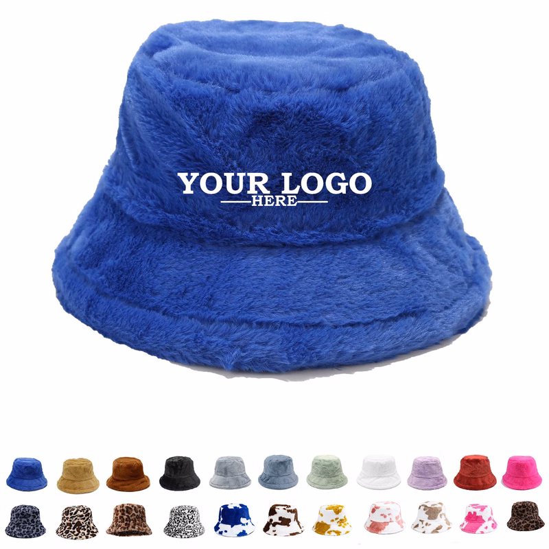 Thick Faux Fur Bucket Hat