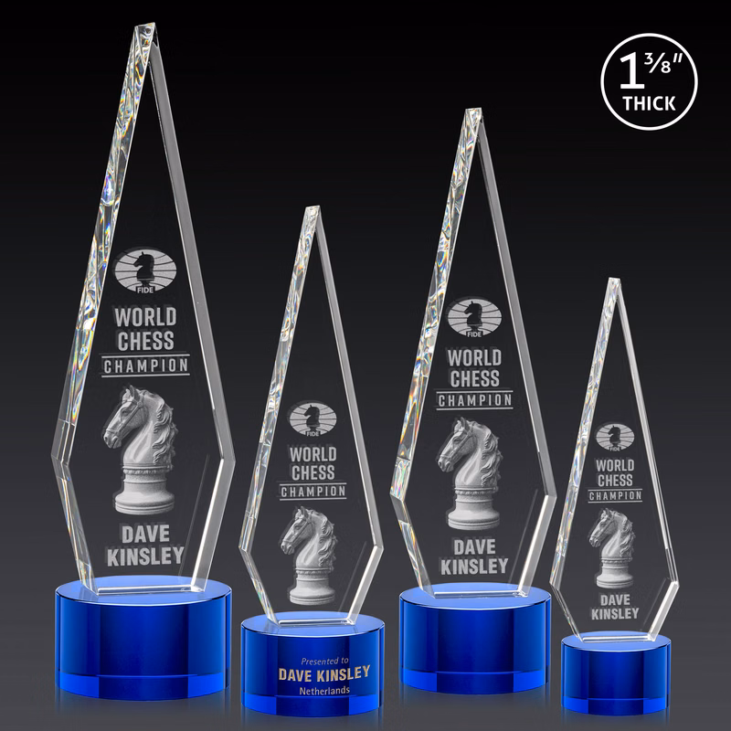 Springfield 3D Award on Marvel Base - Blue
