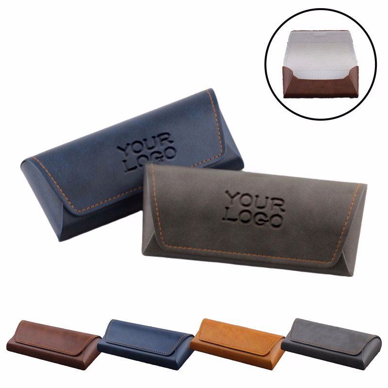 MOQ 20 PCS Premium PU Leather Eyewear Case