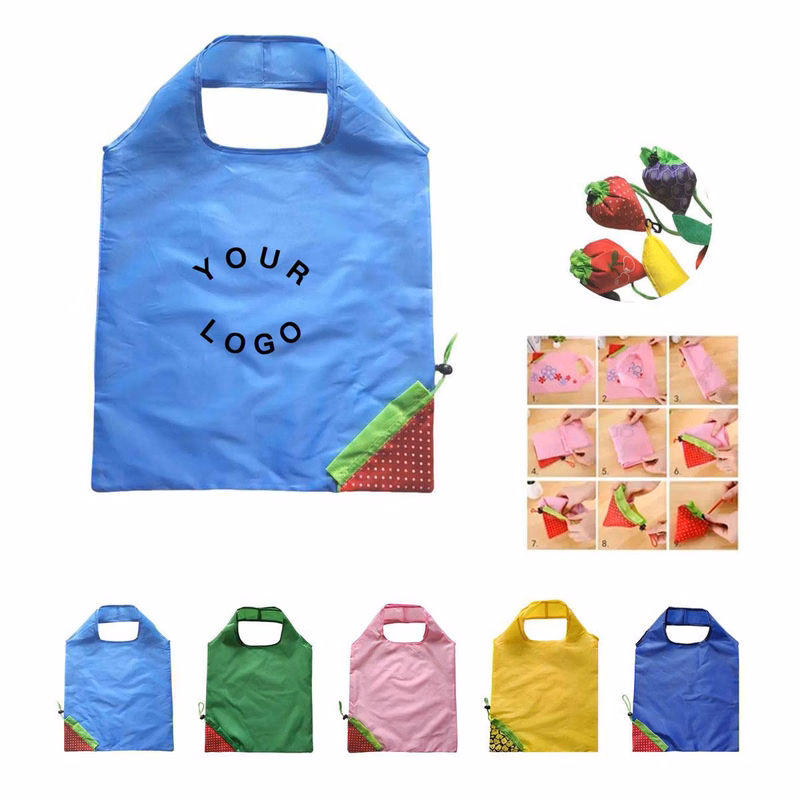 Strawberry Foldable Shopping Bag Polyester Eco