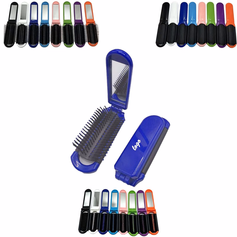 Custom Printed Foldable Pocket Hair Brush