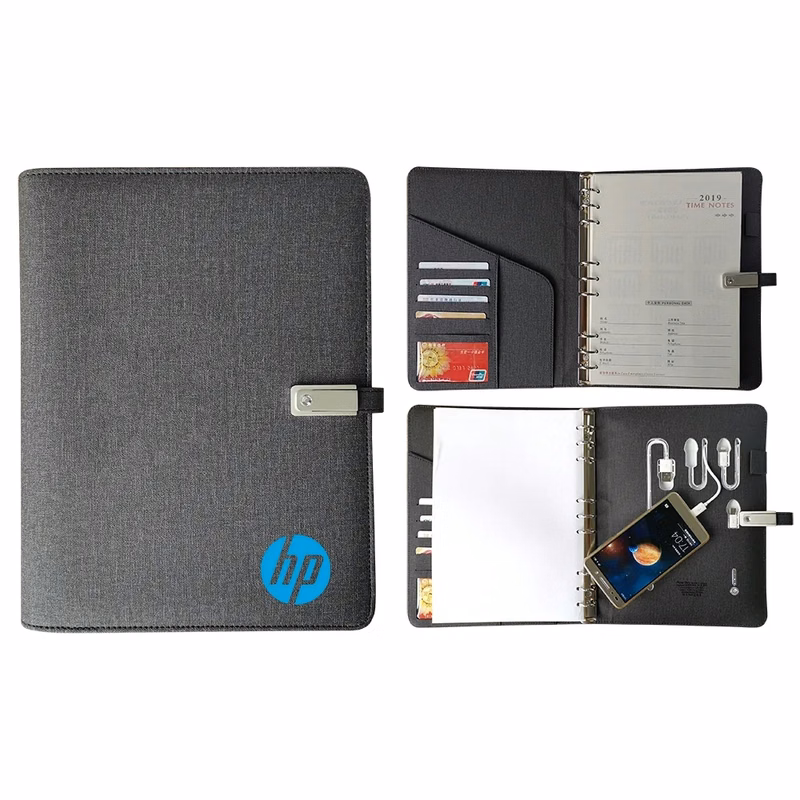 8000 mAh Power Bank Notebook with 16G U Disk