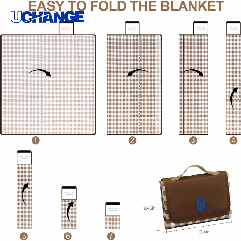 Large Waterproof Blanket for Hiking, Beach, and Parties