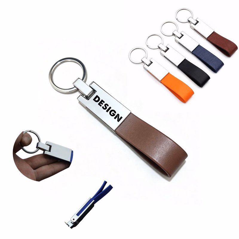 Custom Leather Keyring