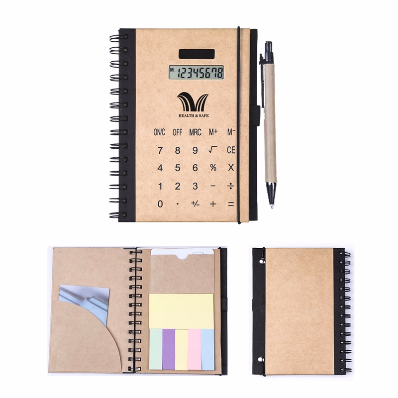 Notebook Multi-Function Calculator Memo Notes Book Notepad