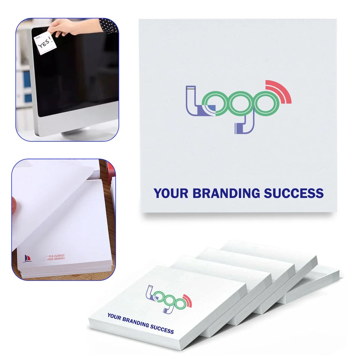 MOQ20 3x3 Inch Personalized Sticky Note Pads 1