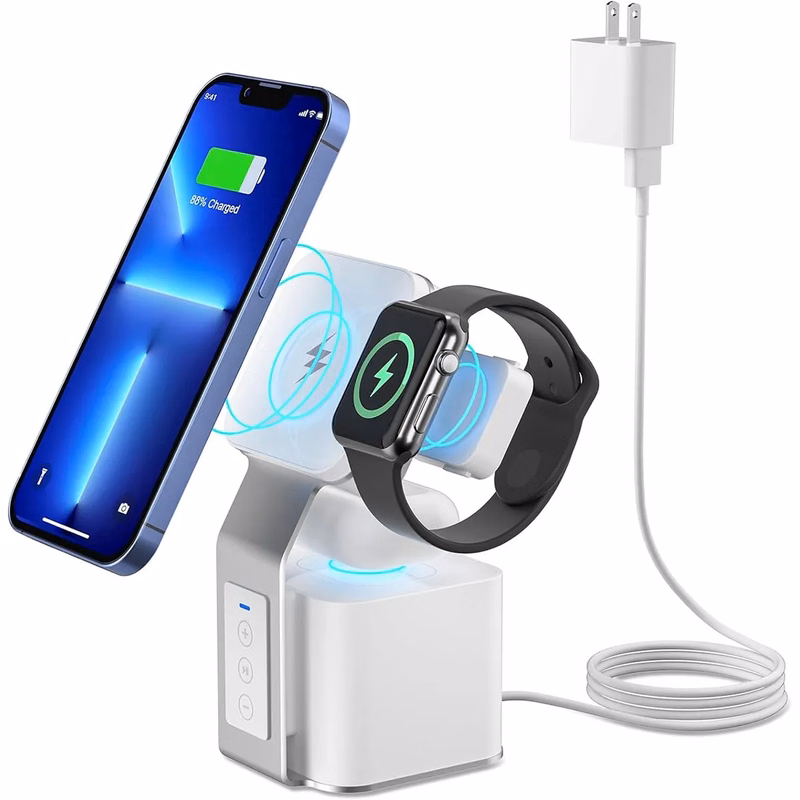 4 in 1Wireless Blue-Tooth Speaker Magnetic Charging Stand