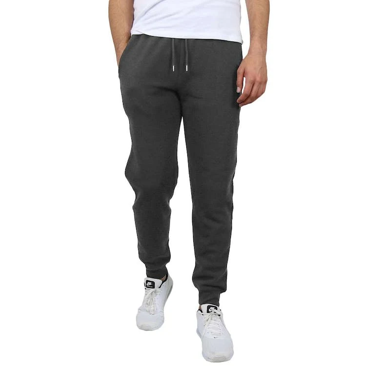 Men's Heavyweight Fleece Joggers - Charcoal S-2X Pockets 1