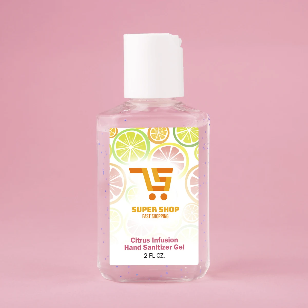 2oz Travel Gel Hand Sanitizer With Moisturizing Beads 1