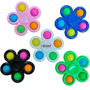 Five Bubble Flower Fidget Pop Spinner 1