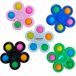 Five Bubble Flower Fidget Pop Spinner
