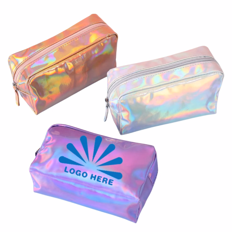 Laser Holographic Transparent Cosmetic Makeup Bag