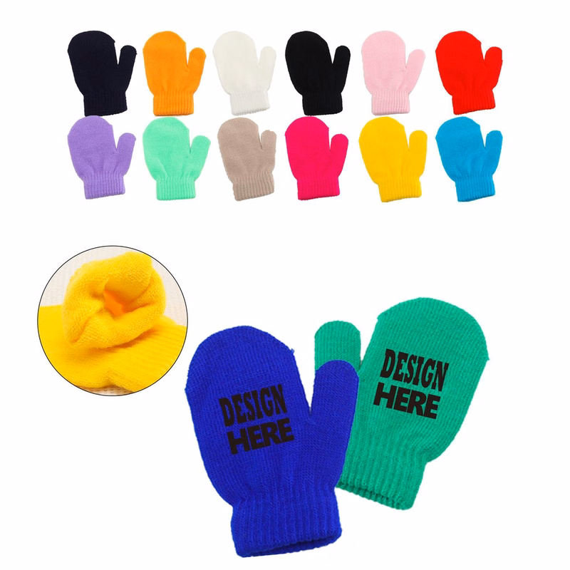 Snug Winter Knitted Gloves For Toddler Aged 1-4