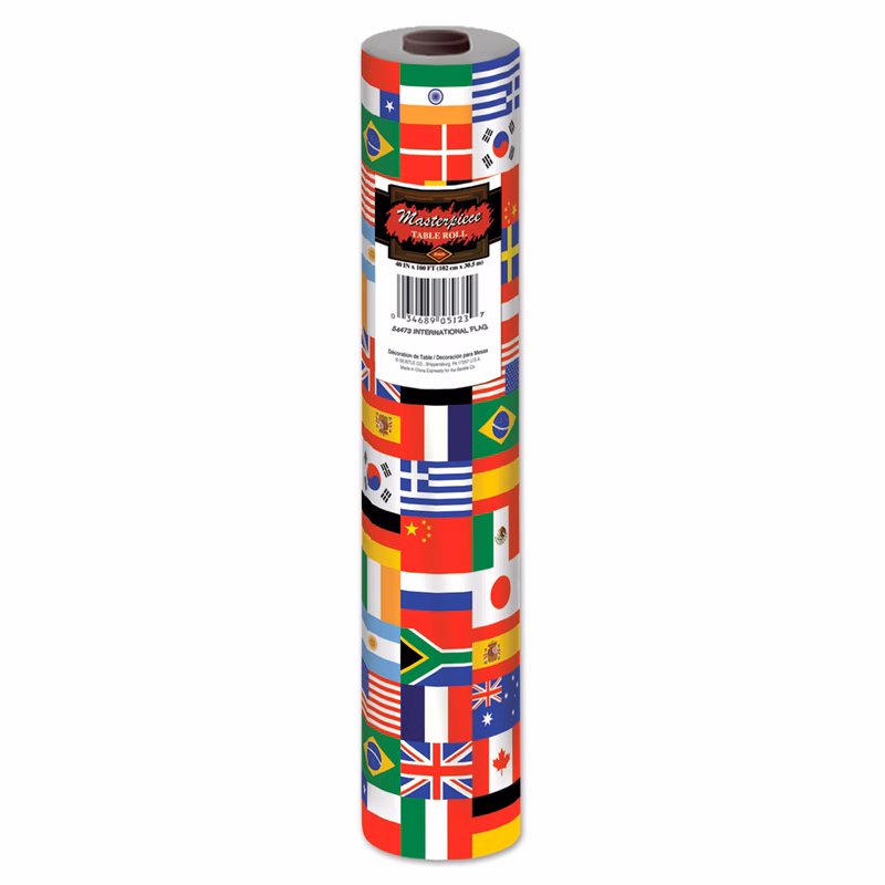 International Flag Table Roll