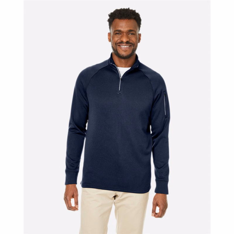 Unisex Fusion ChromaSoft™ Fleece Quarter-Zip Pullover - CE801