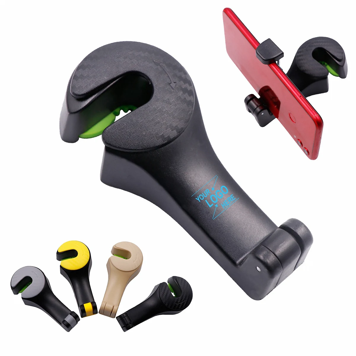 Car Seat Back Organizer with Headrest Hooks 1