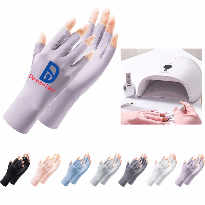 UV Protection Gloves for Manicures or Sports MOQ 50