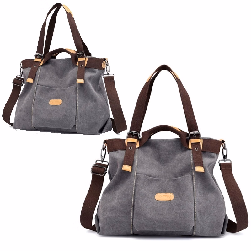 Large Canvas Casual Handbag