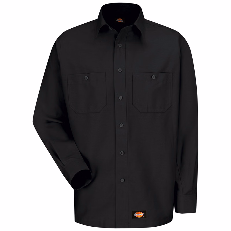 Dickies® Men's Canvas Long-Sleeve Work Shirt