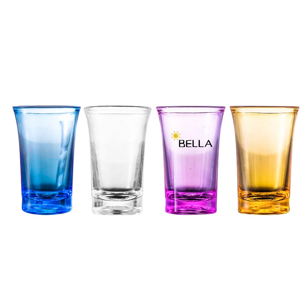 Acrylic Colorful Shot Glasses 1.2 Oz 1