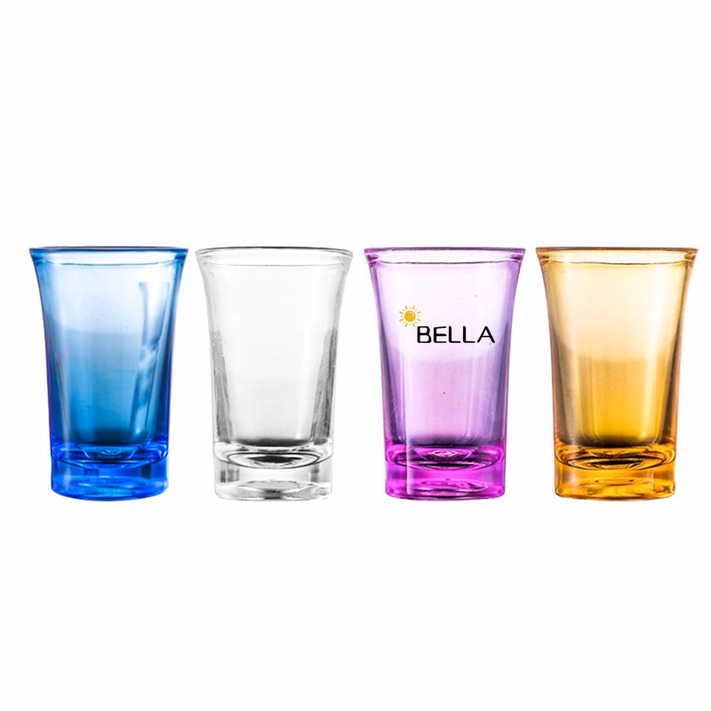 Acrylic Colorful Shot Glasses 1.2 Oz