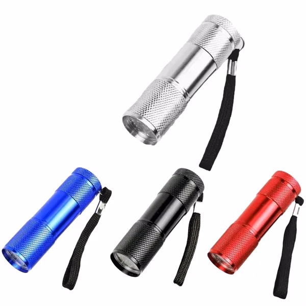 Custom Aluminum Mini UV Flashlight with Lanyard — Portable Verification Device