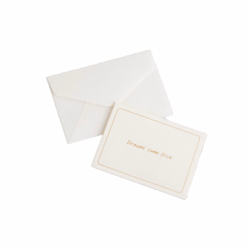 Premium A2 Heavyweight 250gsm Thank You Card With Foil Logo
