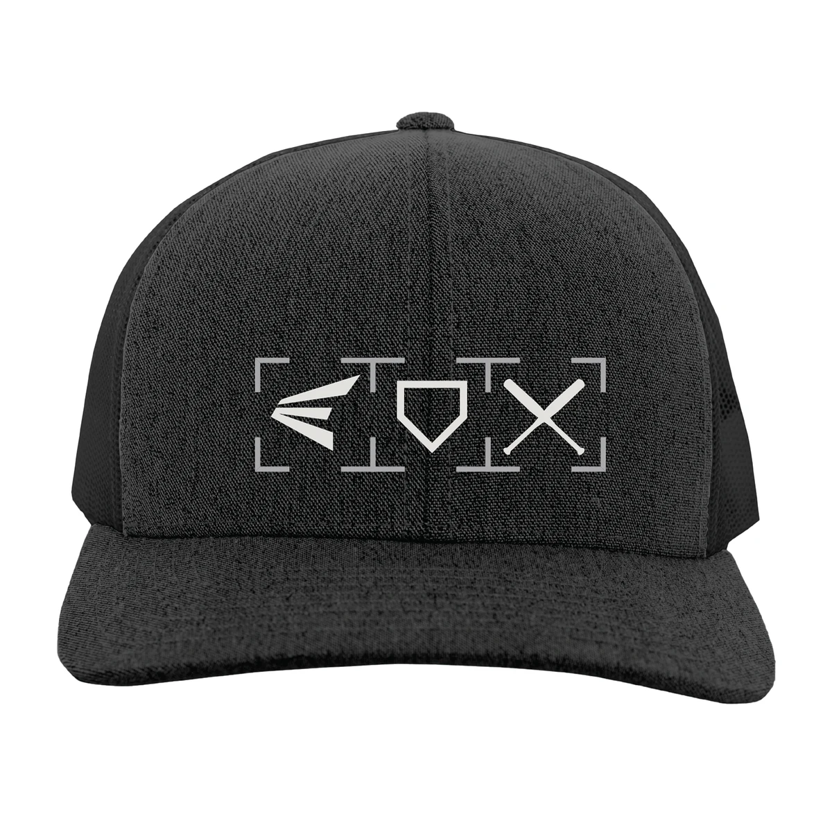 Easton | Logo'd Premium Flex Fit Embroidered Cap | Snapback |Black/White 1