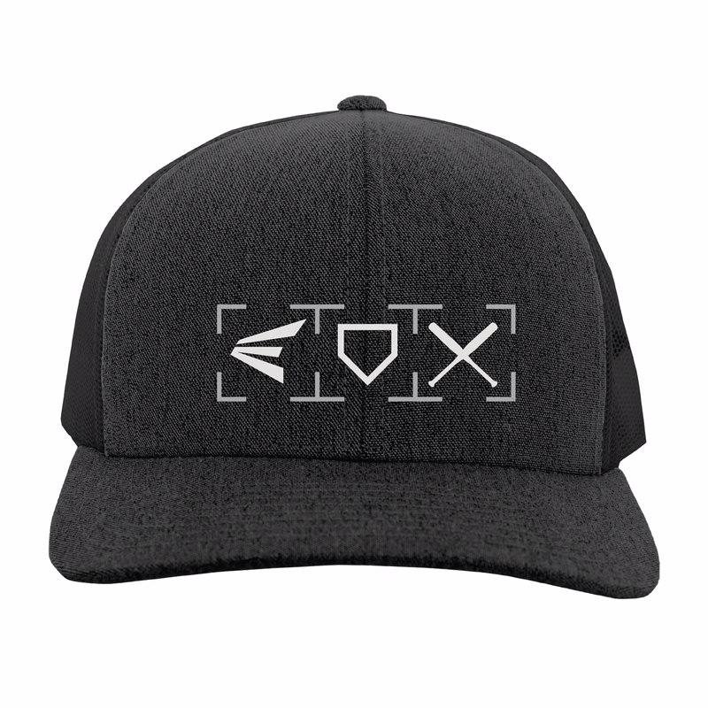 Easton | Logo'd Premium Flex Fit Embroidered Cap | Snapback |Black/White
