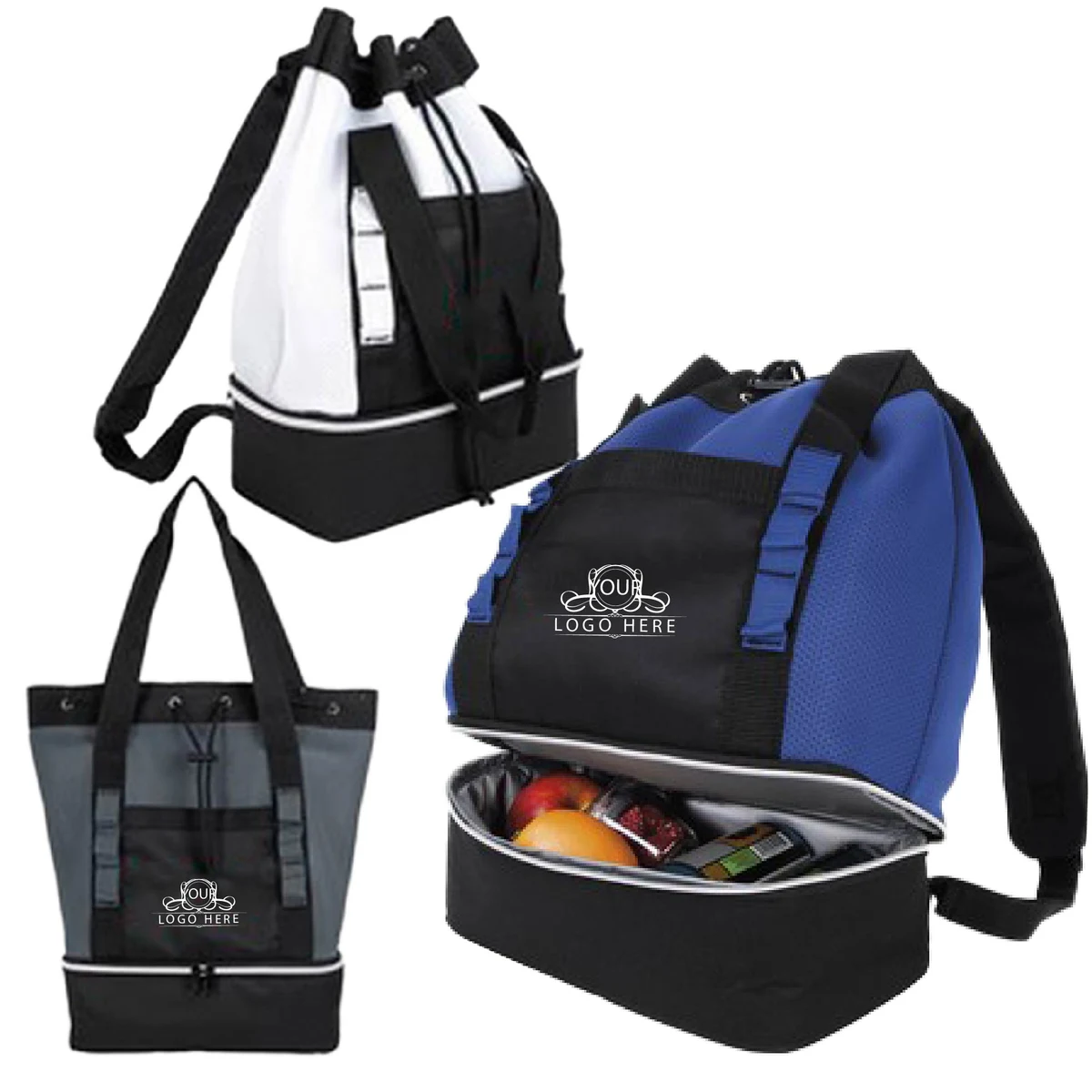 Dual-Compartment Tote-Pack Cooler 1