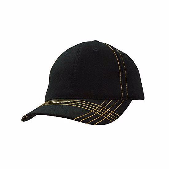 Brushed Heavy Cotton with Contrasting Stitching & Cross Stitched Peak