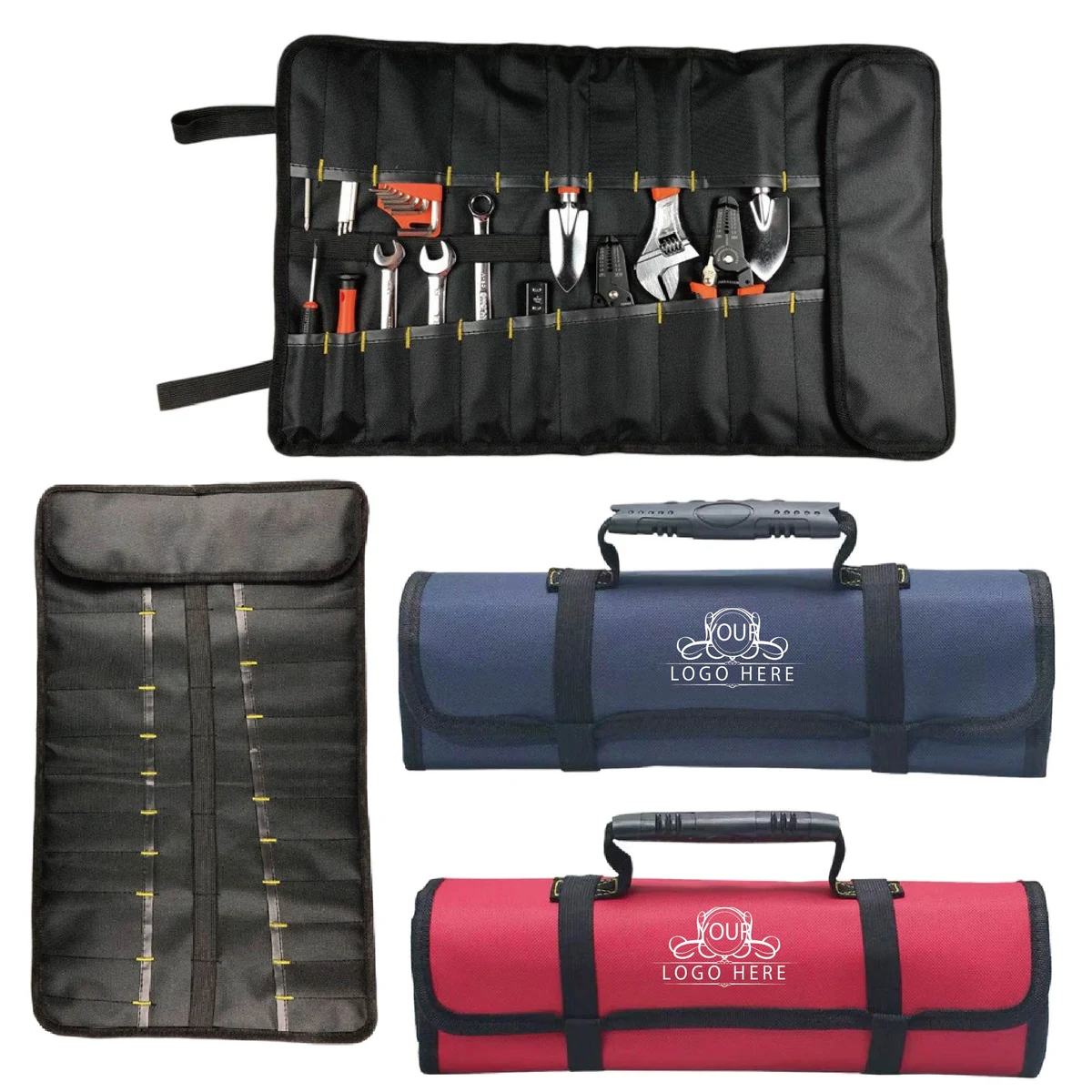 Oxford Cloth Roll Portable Pouch Bag Wrench Tool 1