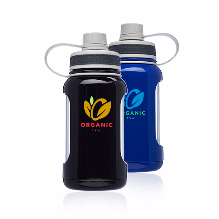 22 oz. Glass Water Bottle with Silicone Sleeve