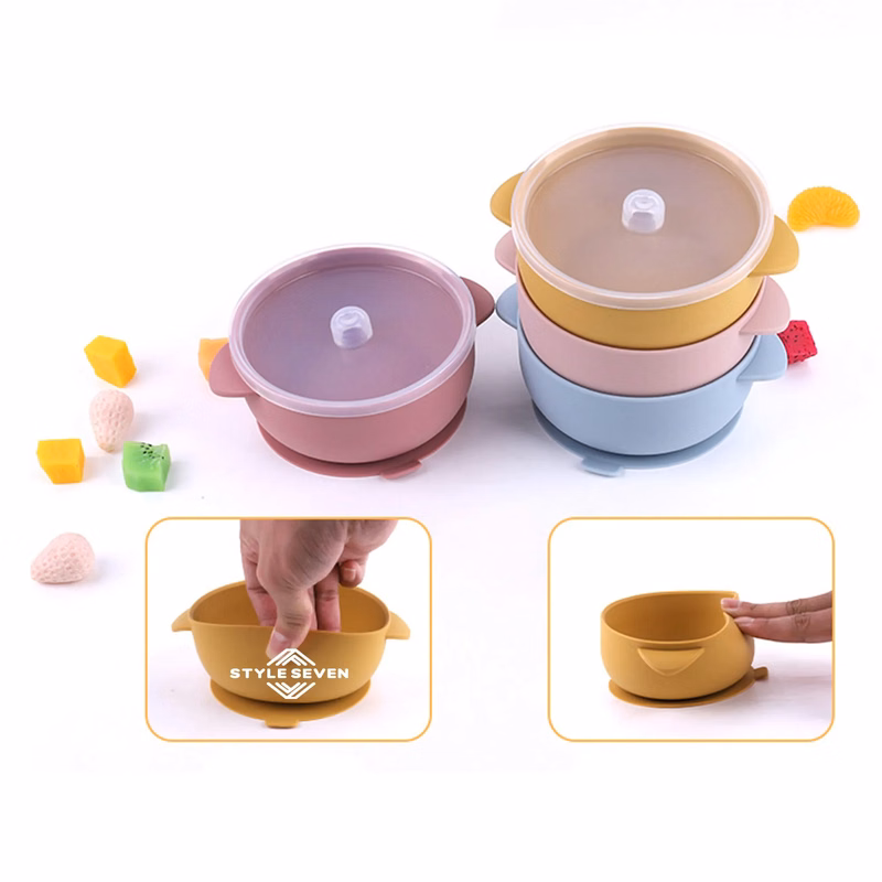 Super Suction Silicone Baby Bowl