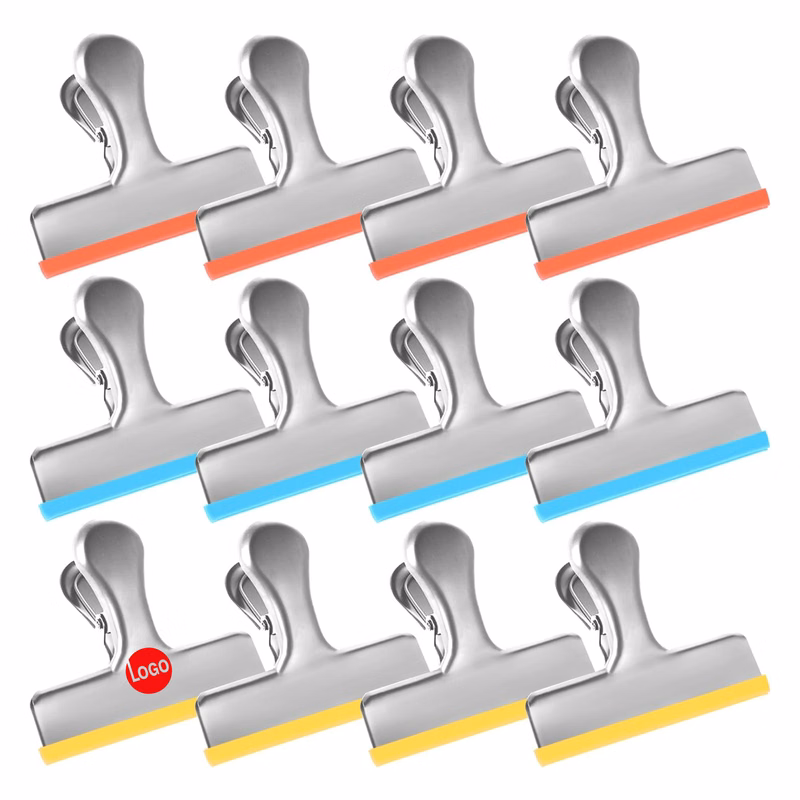 MOQ 50pcs Food / Chip Clips Covered with Silicone