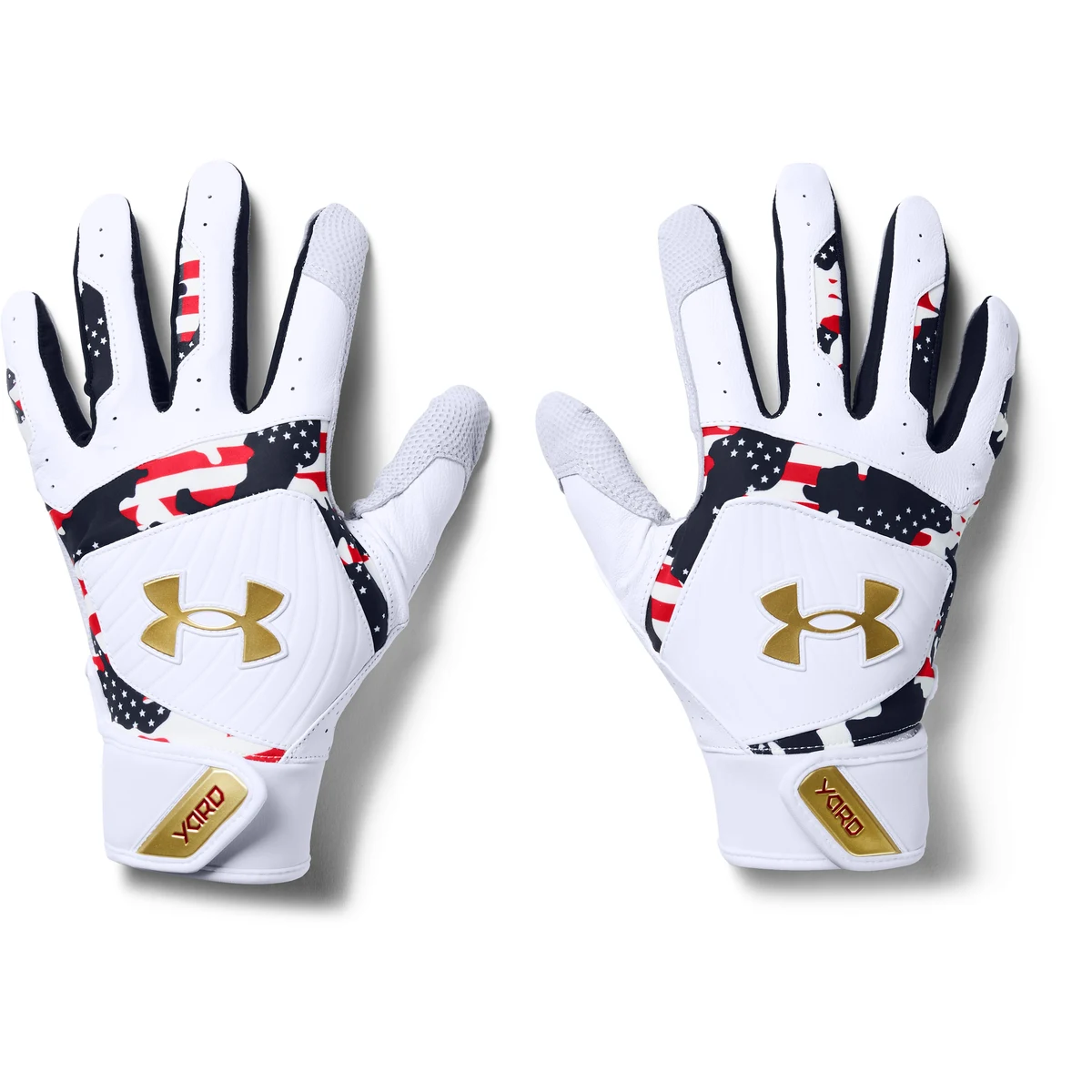 Men's UA Yard Stars Stripes Batting Gloves 1