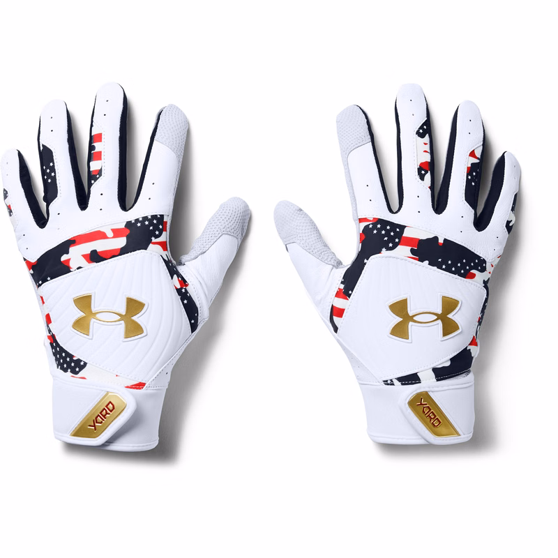 Men's UA Yard Stars  Stripes Batting Gloves 