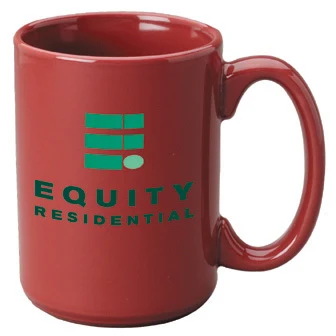 15 oz. Maroon Maxi Ceramic Mug 1
