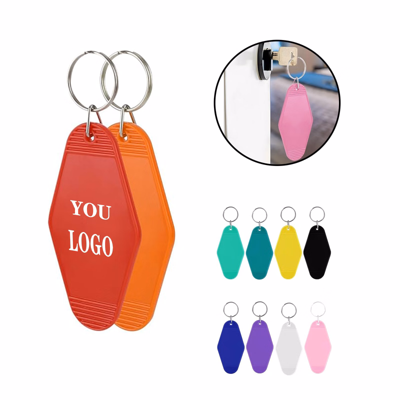 Colorful Plastic Hotel Home Keychain