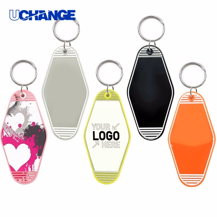 Vintage Plastic Hotel Keychain Key Tag