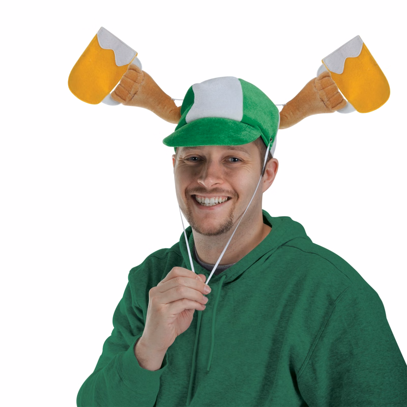 Plush St. Patrick's Day Mugs Cap
