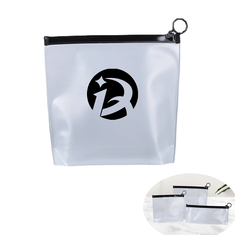 Frosted Cosmetic Pouch with Zipper 1