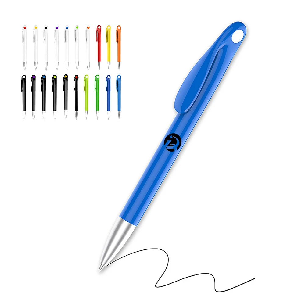 Twist Action Ballpoint Pen with Chrome Tip 1