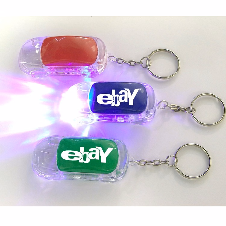 Car shape LED flashlight Key chain
