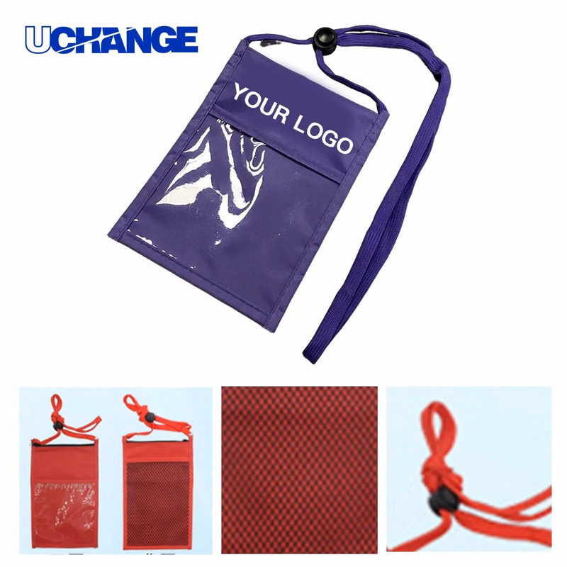 Zippered Neck Organizer Wallet for Events and Travel