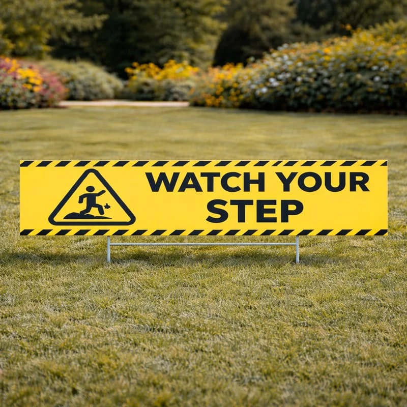 Custom 6" X 24" Yard Signs 1