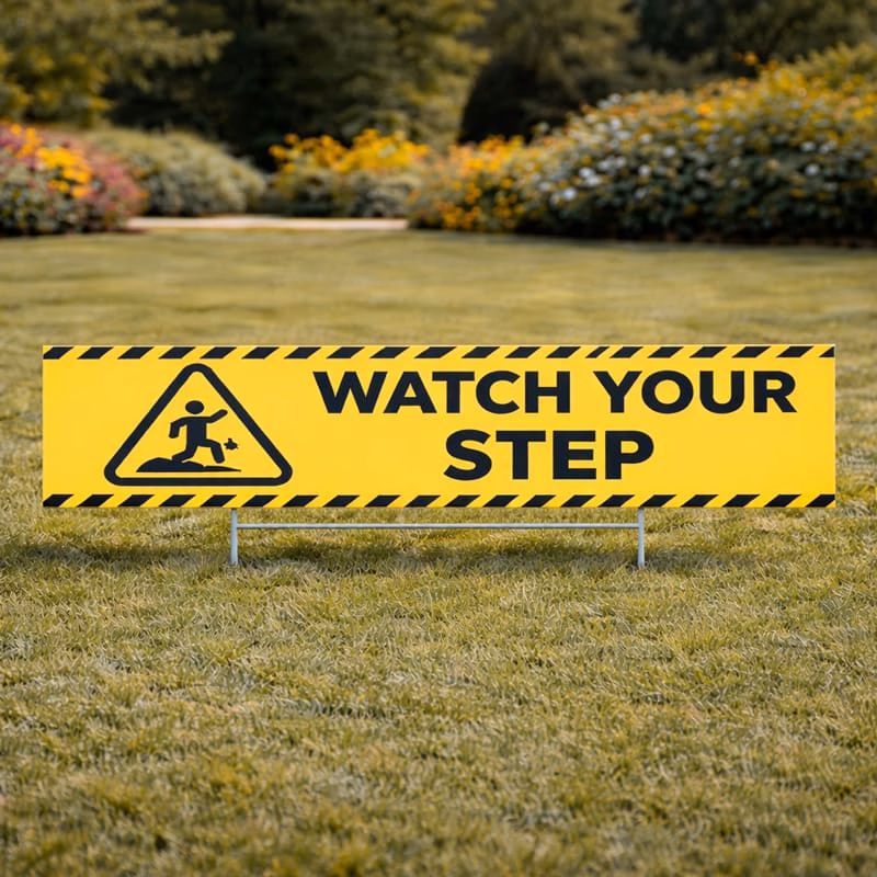 Custom 6" X 24" Yard Signs
