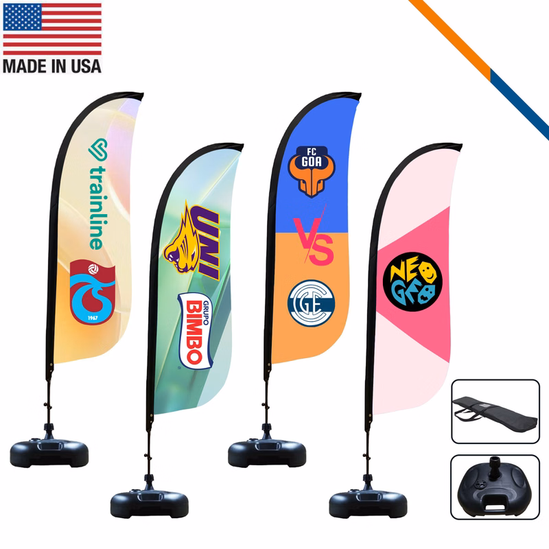 9' Aynia Single-Sided Feather Flag