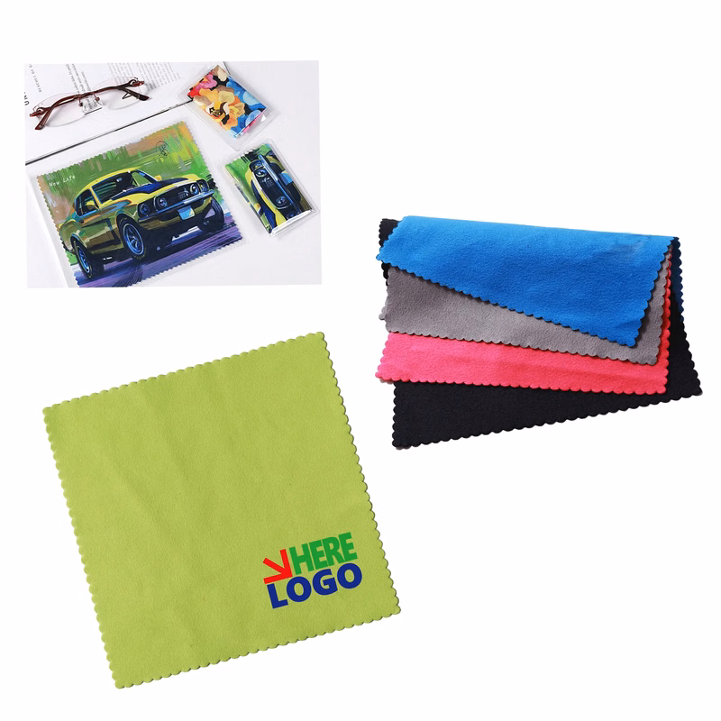 Microfiber Glasses Cleaning Cloth With PVC Case
